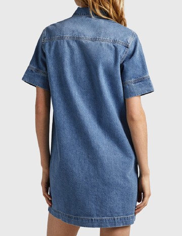 Rochie scurta Pepe Jeans, alb