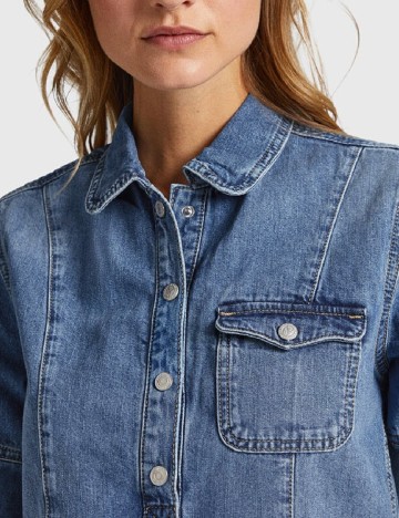 Rochie scurta Pepe Jeans, alb