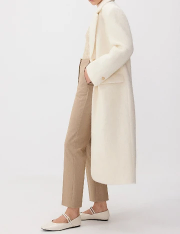 Pantaloni Reserved, maro deschis