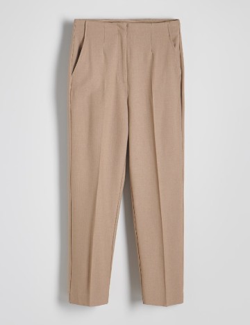 Pantaloni Reserved, maro deschis