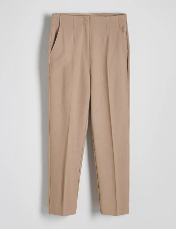 Pantaloni Reserved, maro deschis