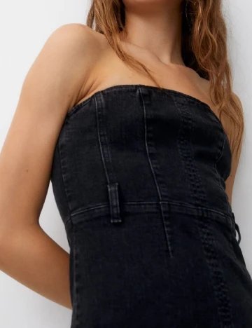 Rochie medie Pull&Bear, negru Negru