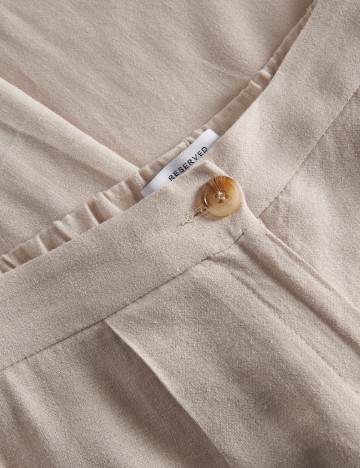 Pantaloni Reserved, crem