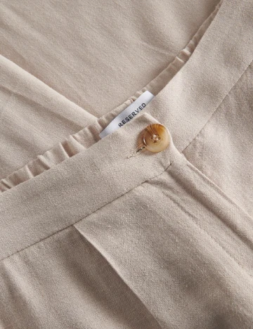 Pantaloni Reserved, crem