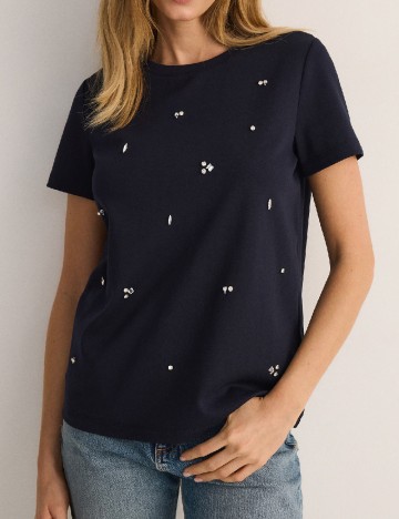
						Tricou Reserved, bleumarin