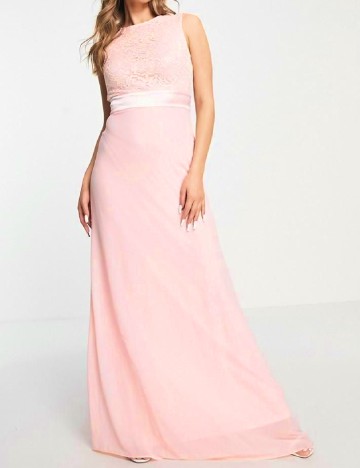 
						Rochie lunga TFNC London, roz