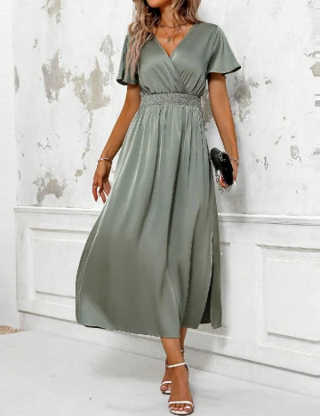 Rochie lunga SHEIN, verde
