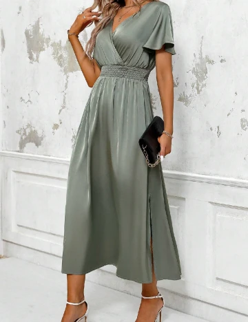 Rochie lunga SHEIN, verde