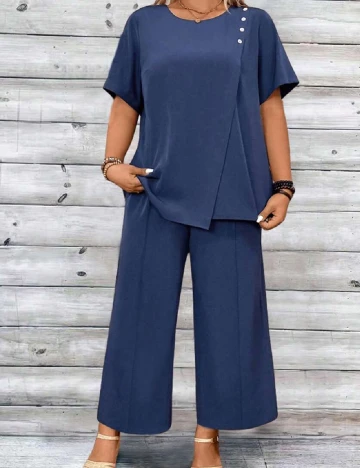 Compleu SHEIN CURVE, bleumarin