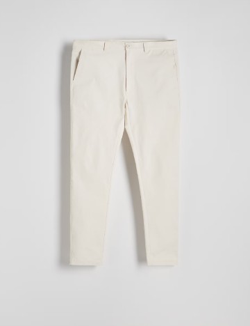 Pantaloni Reserved, crem