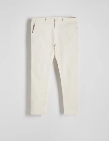 Pantaloni Reserved, crem