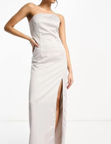 Rochie lunga extro&vert, gri Gri