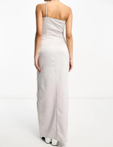 Rochie lunga extro&vert, gri Gri