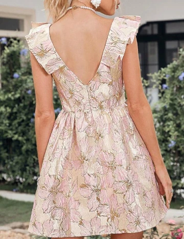 Rochie scurta SHEIN, roz Roz