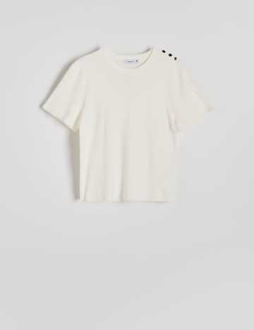 Bluza Reserved, ecru
