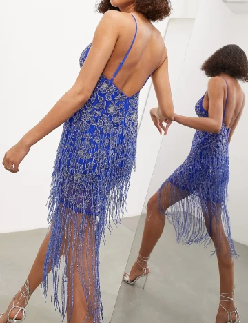 Rochie scurta ASOS, albastru