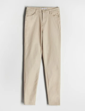 Pantaloni Reserved, bej Crem