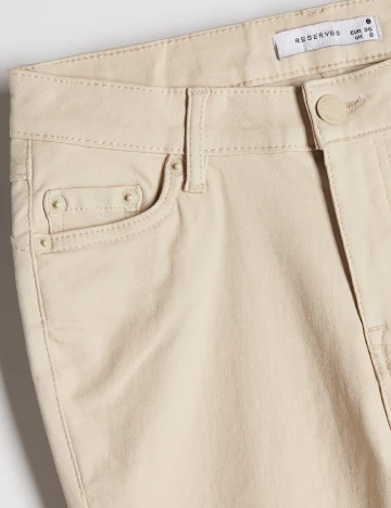 Pantaloni Reserved, bej Crem