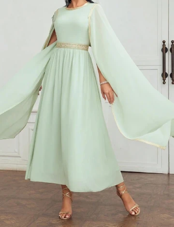 Rochie lunga MOTF, verde