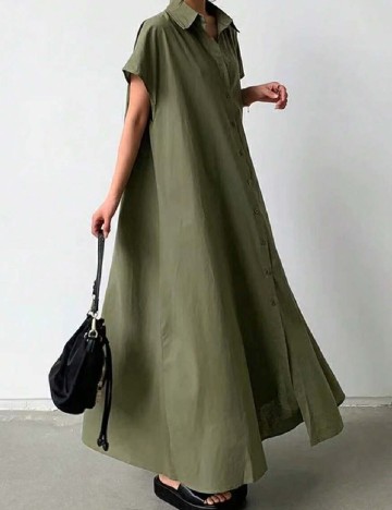 Rochie lunga SHEIN, verde