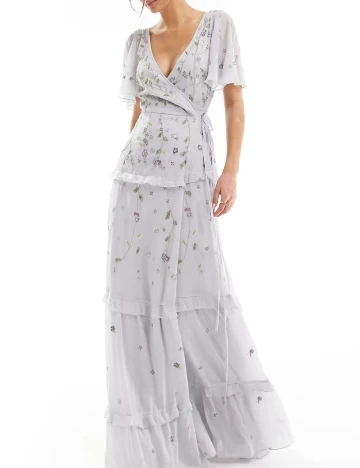 Rochie lunga ASOS, gri