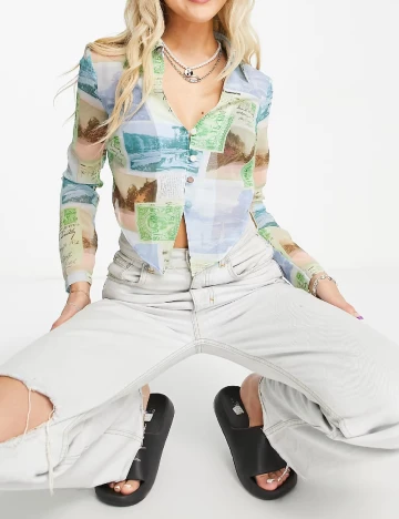 Camasa ASOS, mix culori