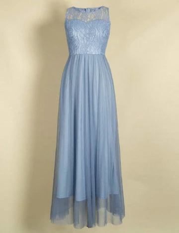 Rochie lunga Ticosa, albastru