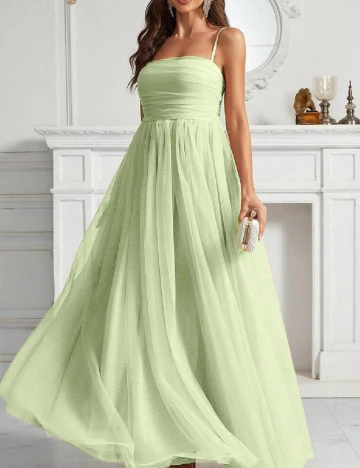 Rochie lunga SHEIN, verde Verde