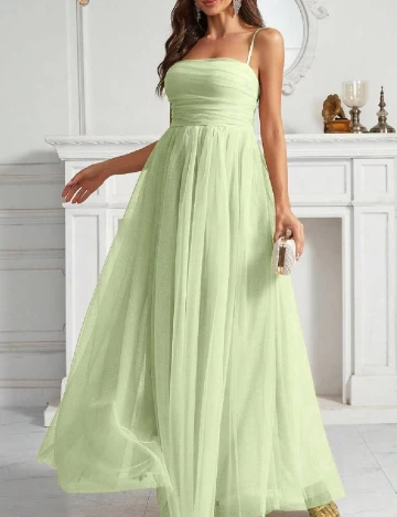 Rochie lunga SHEIN, verde Verde
