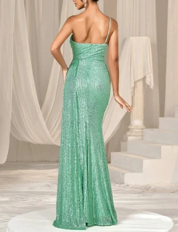 Rochie lunga Faeriesty, verde