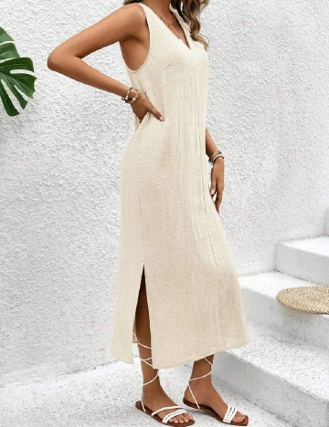 Rochie medie SHEIN, crem