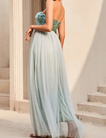 Rochie lunga SHEIN, verde Verde