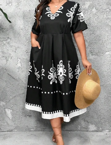 Rochie medie SHEIN, negru