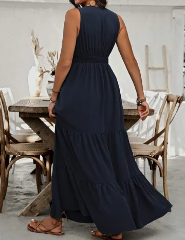 Rochie lunga SHEIN CURVE, albastru