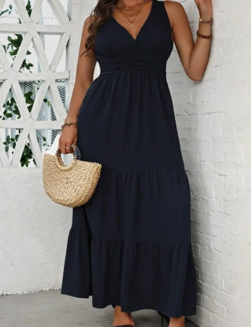 Rochie lunga SHEIN CURVE, albastru