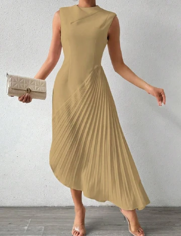 Rochie medie SHEIN, maro deschis