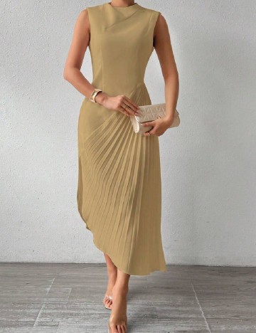 Rochie medie SHEIN, maro deschis