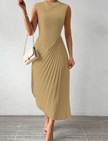 Rochie medie SHEIN, maro deschis