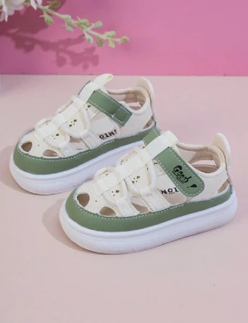 Sandale Shein Kids, alb