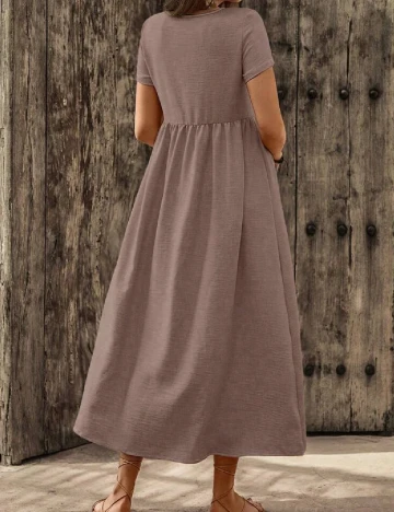Rochie lunga SHEIN, maro Maro