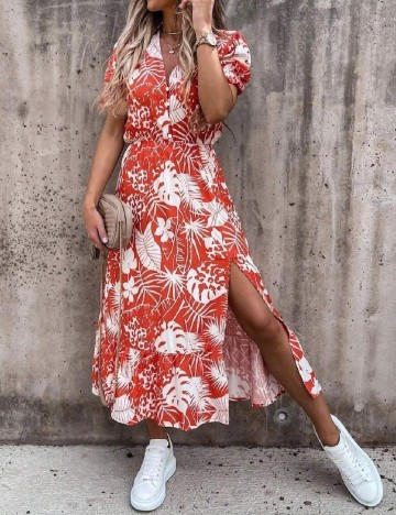 Rochie medie SHEIN, rosu