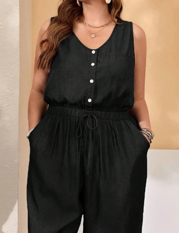Salopeta SHEIN CURVE, negru