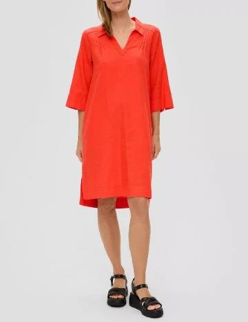 Rochie scurta s.Oliver, corai Portocaliu