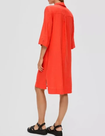 Rochie scurta s.Oliver, corai Portocaliu