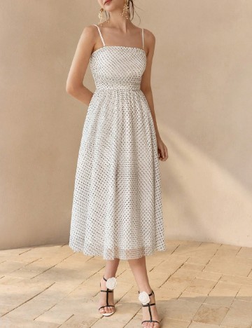 
						Rochie medie MOTF, alb