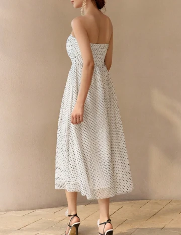 Rochie medie MOTF, alb