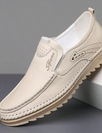 Mocasini SHEIN, bej Crem
