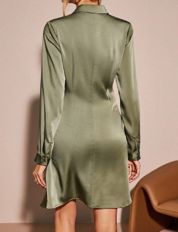Rochie scurta SHEIN, verde