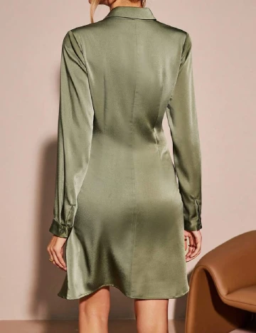 Rochie scurta SHEIN, verde