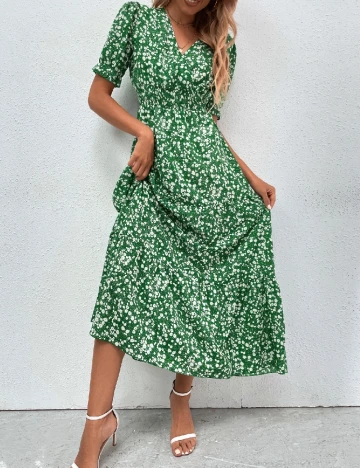 Rochie lunga SHEIN, verde